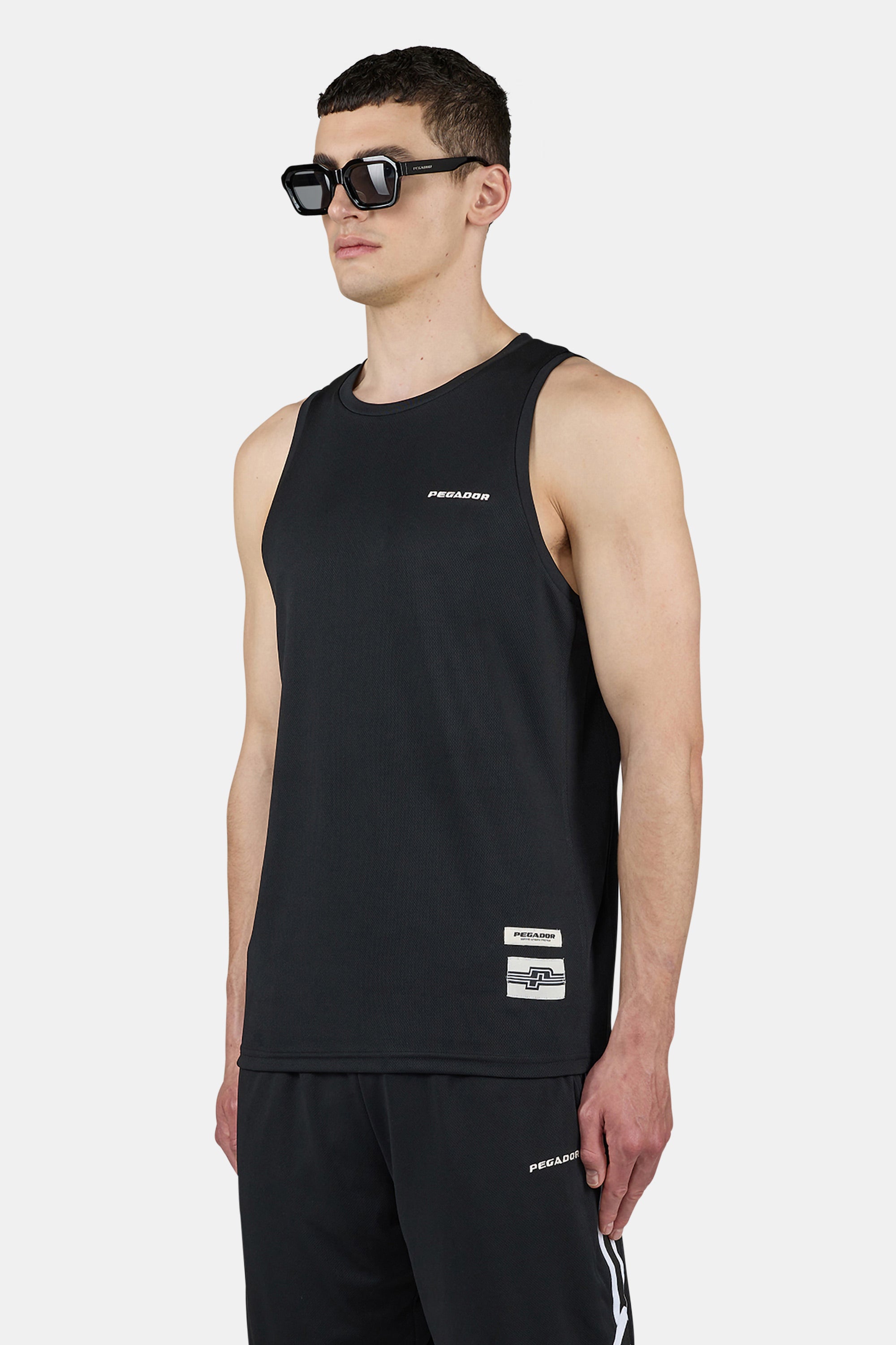 Jaydan Mesh Tanktop Black
