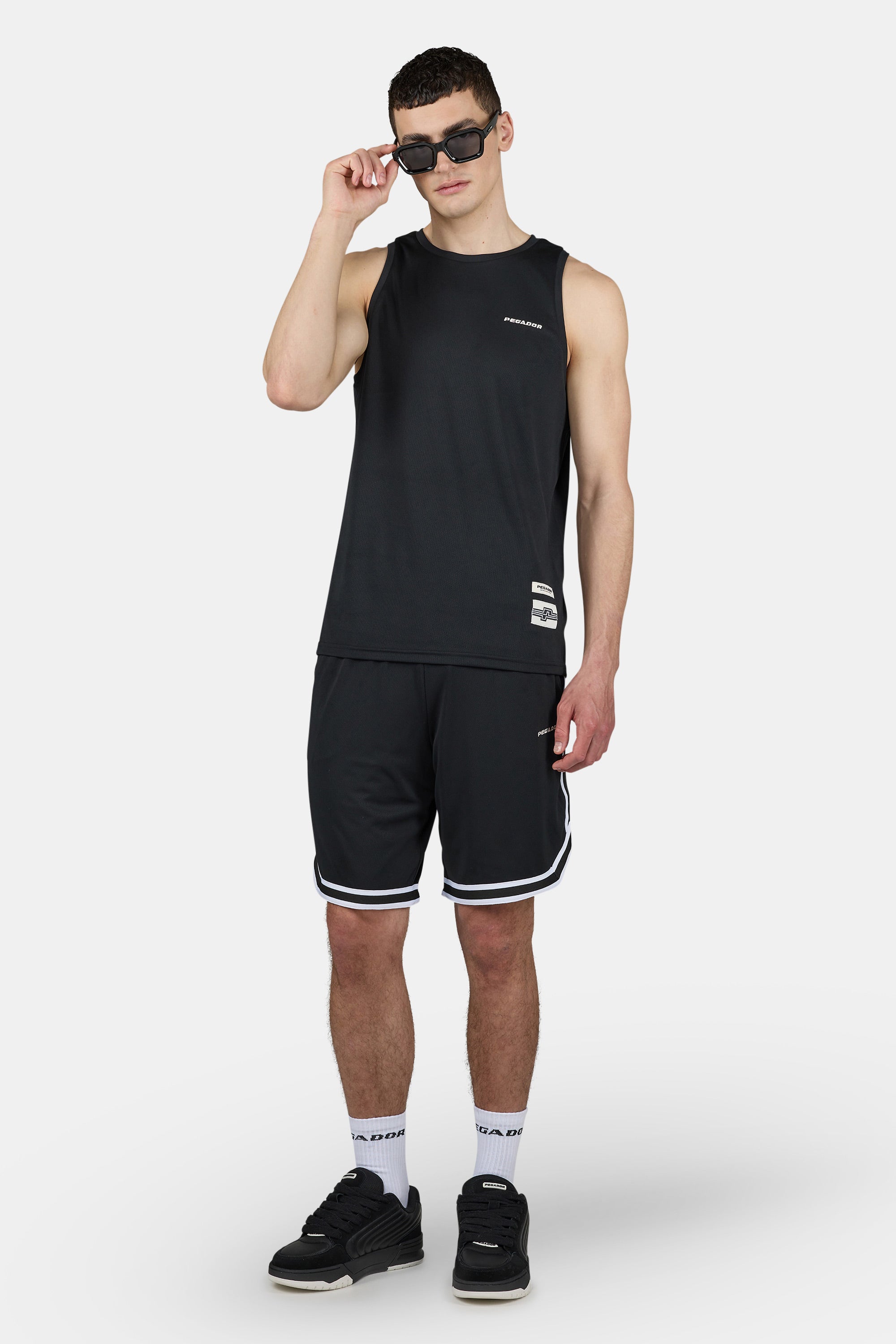 Jaydan Mesh Tanktop Black