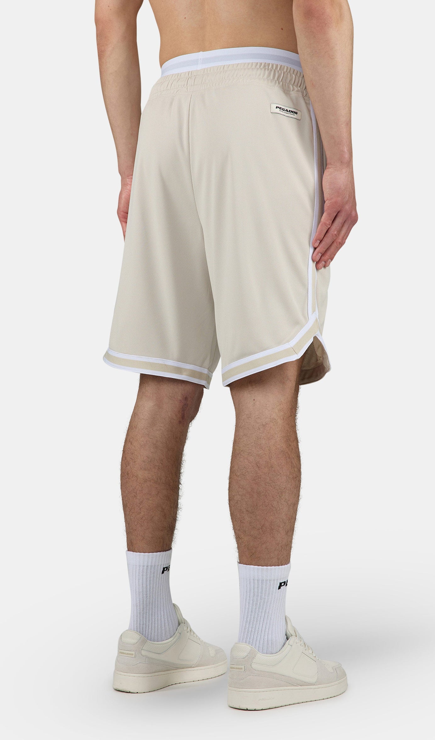 Bavon Basketball Shorts Light Beige