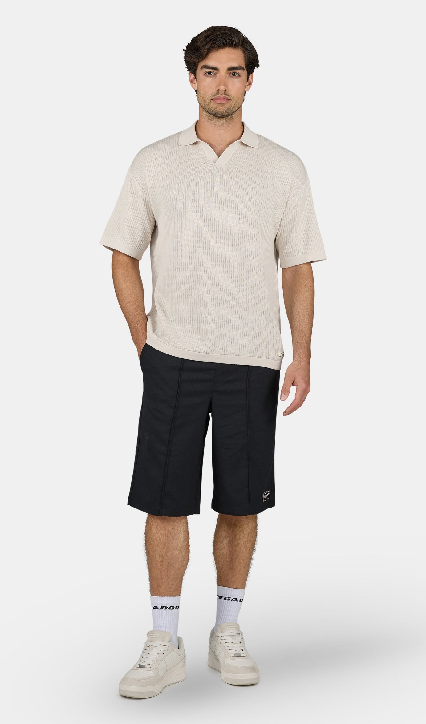 Cason Overknee Shorts BLACK