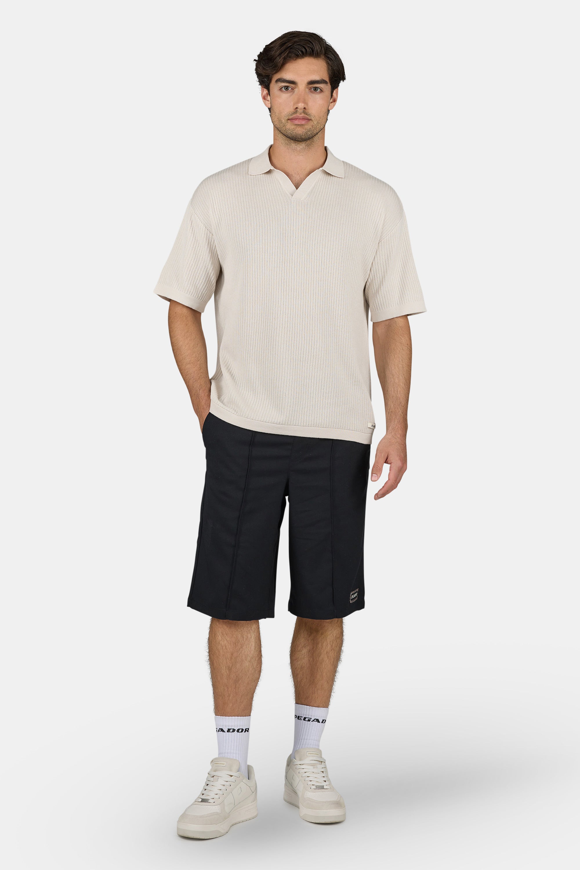 Cason Overknee Shorts BLACK