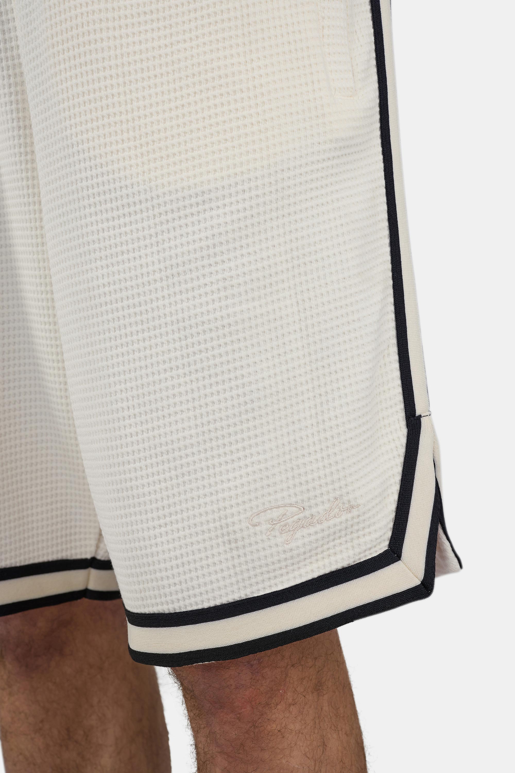 Barkan Waffle Basketball Shorts Washed Unbleached