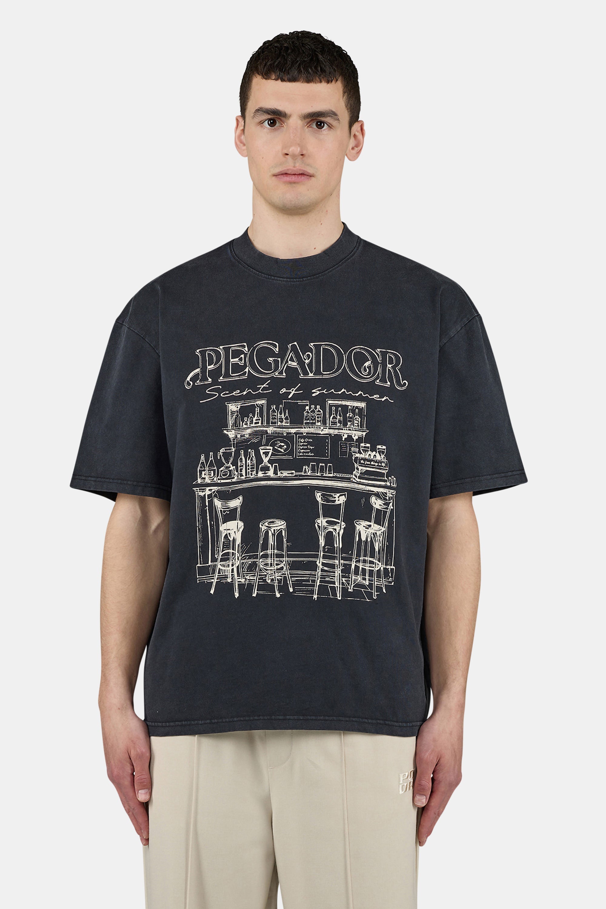 Barno Oversized Tee Vintage Black