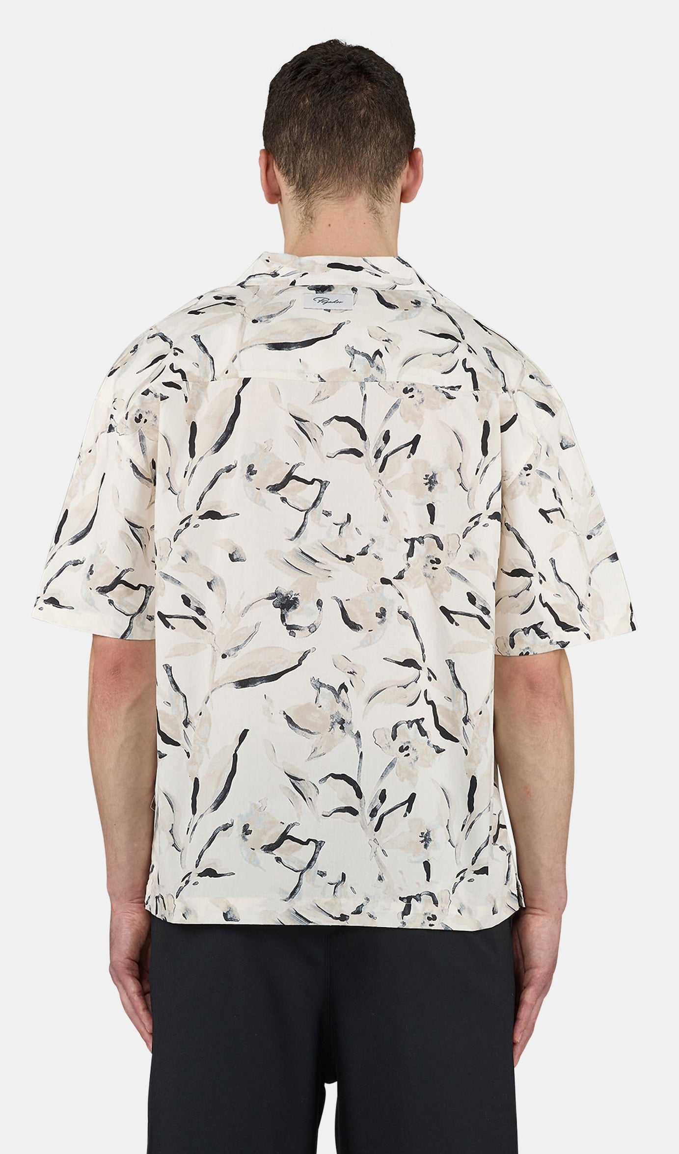 Novo Printed Summer Shirt Unbleached