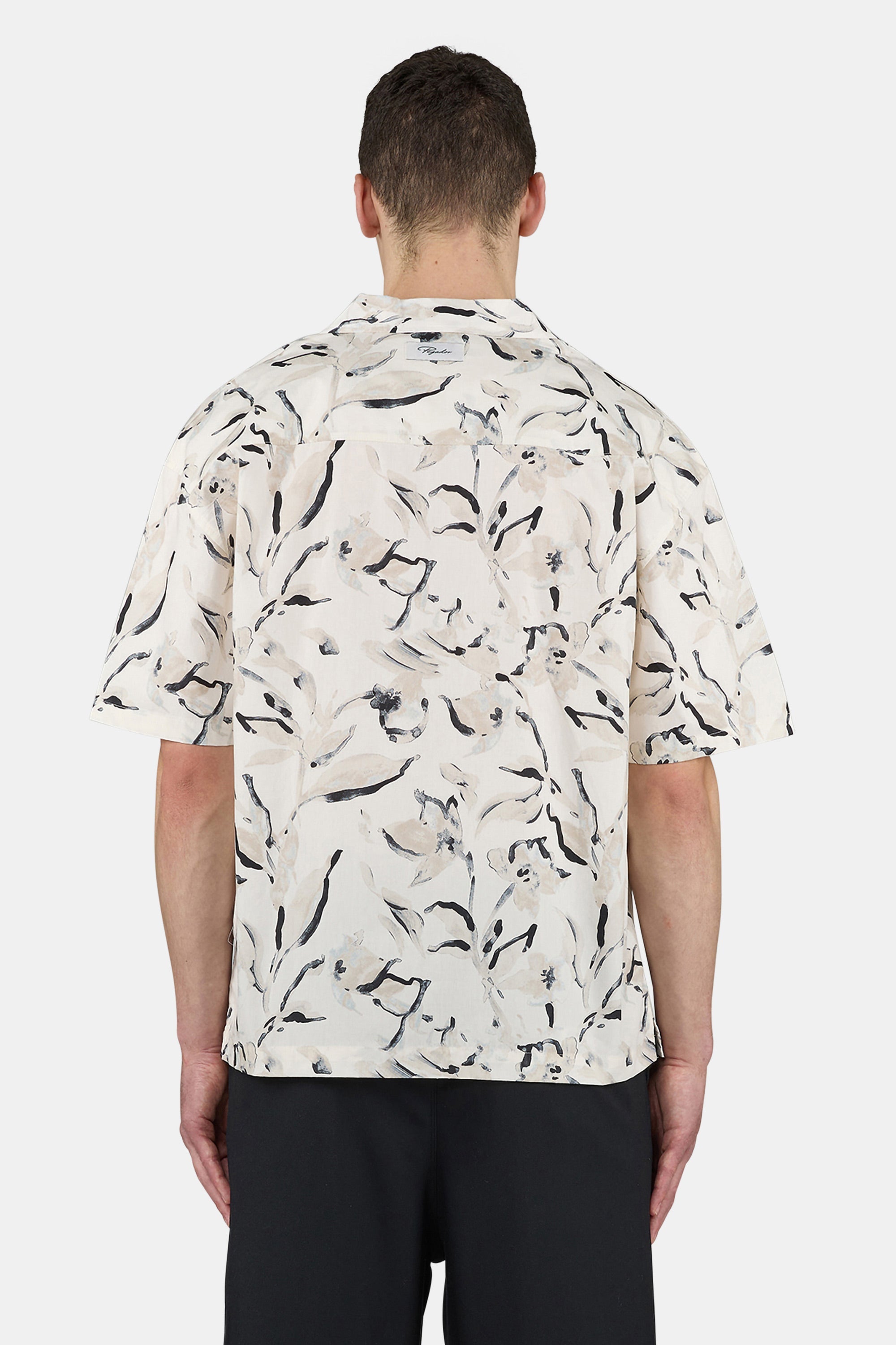 Novo Printed Summer Shirt Unbleached