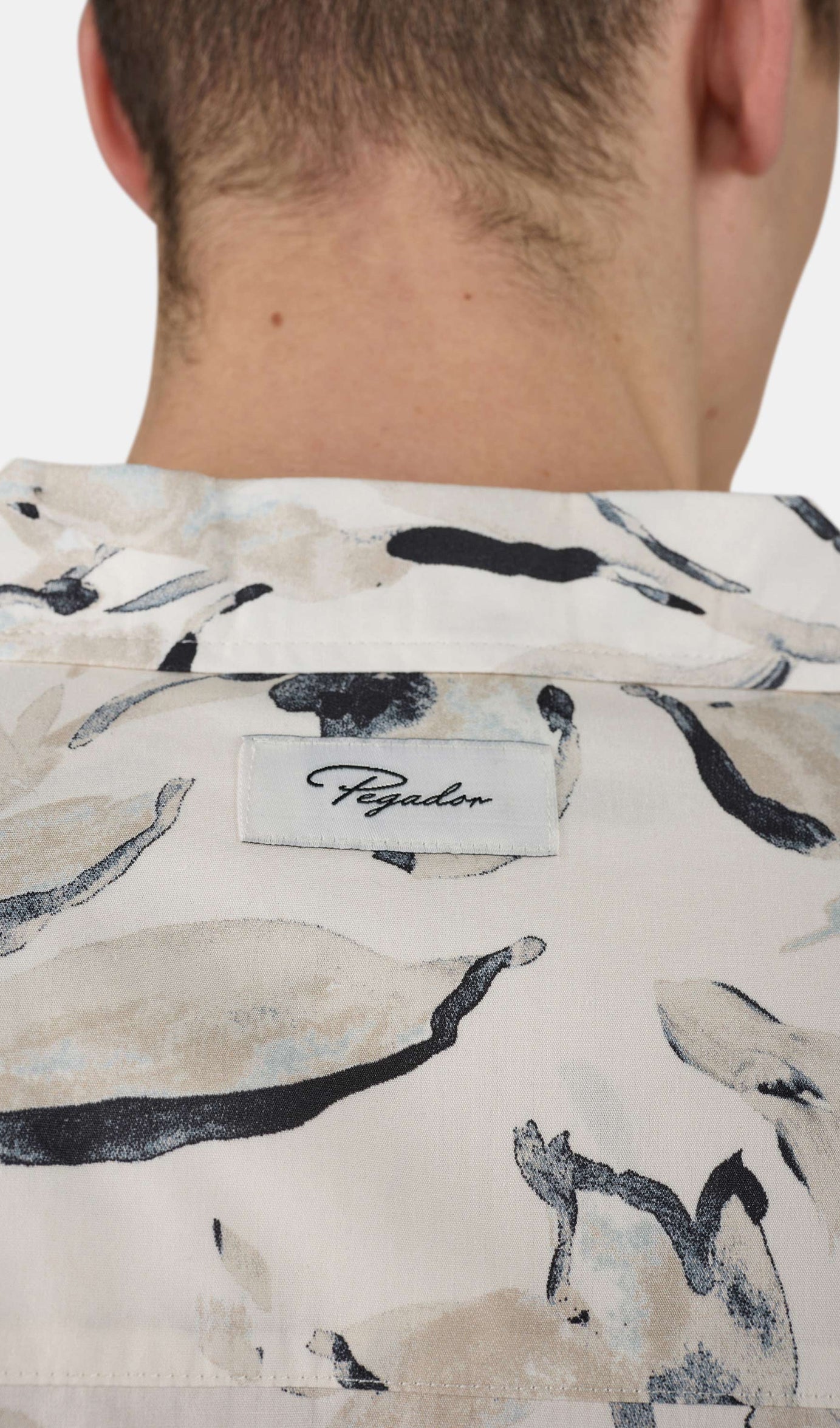 Novo Printed Summer Shirt Unbleached