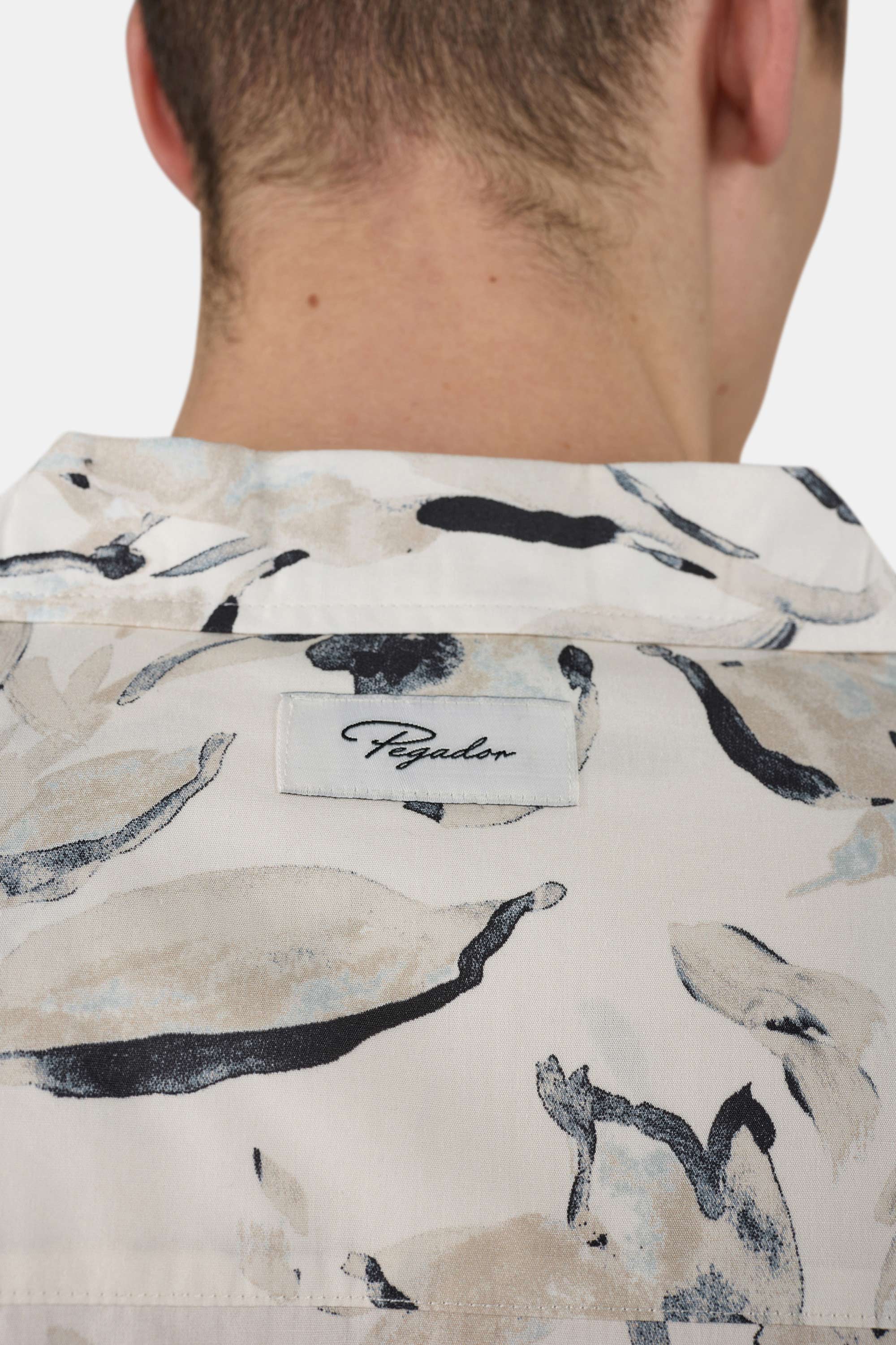 Novo Printed Summer Shirt Unbleached