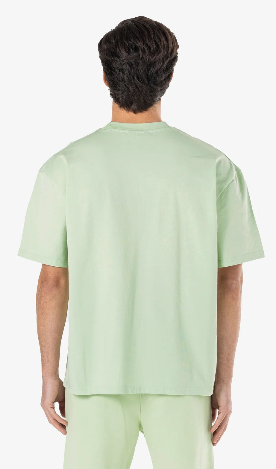 Logo Oversized Tee Washed Matcha Green Gum