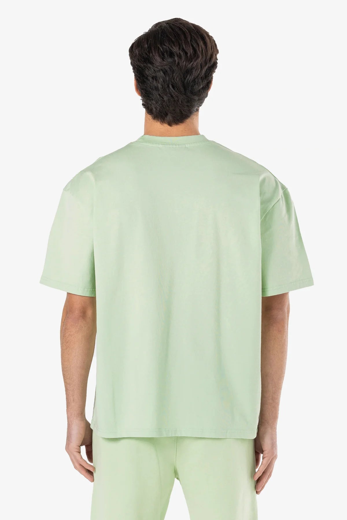 Logo Oversized Tee Washed Matcha Green Gum