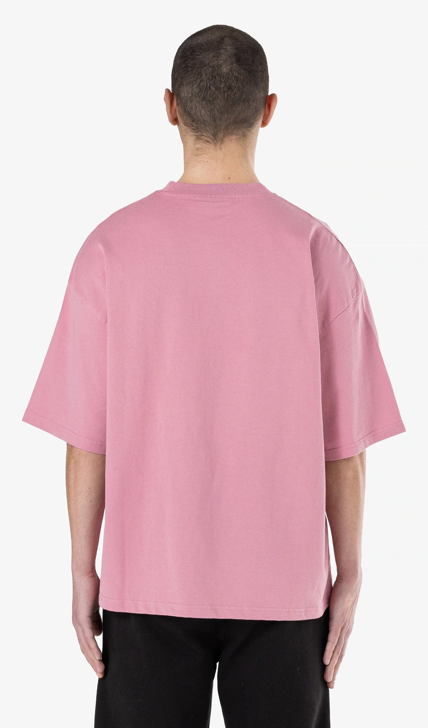 Leono Boxy Tee Washed Rust Pink