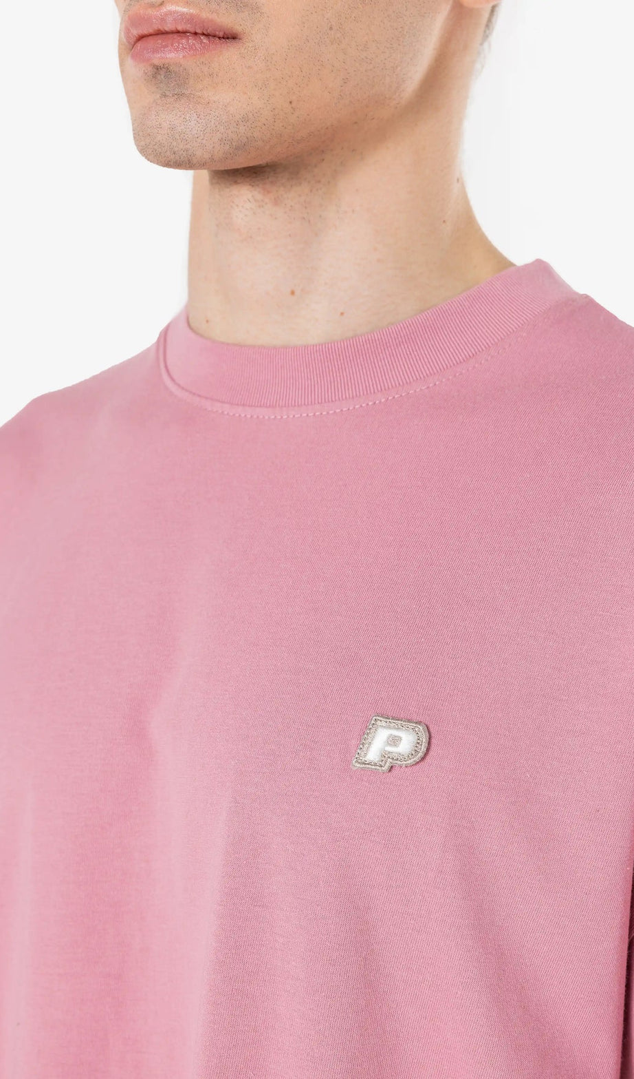 Leono Boxy Tee Washed Rust Pink