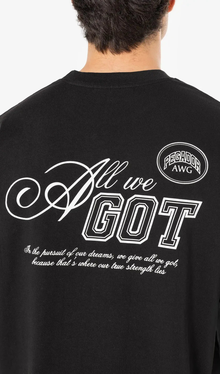 Carvelo Oversized Tee Washed Black