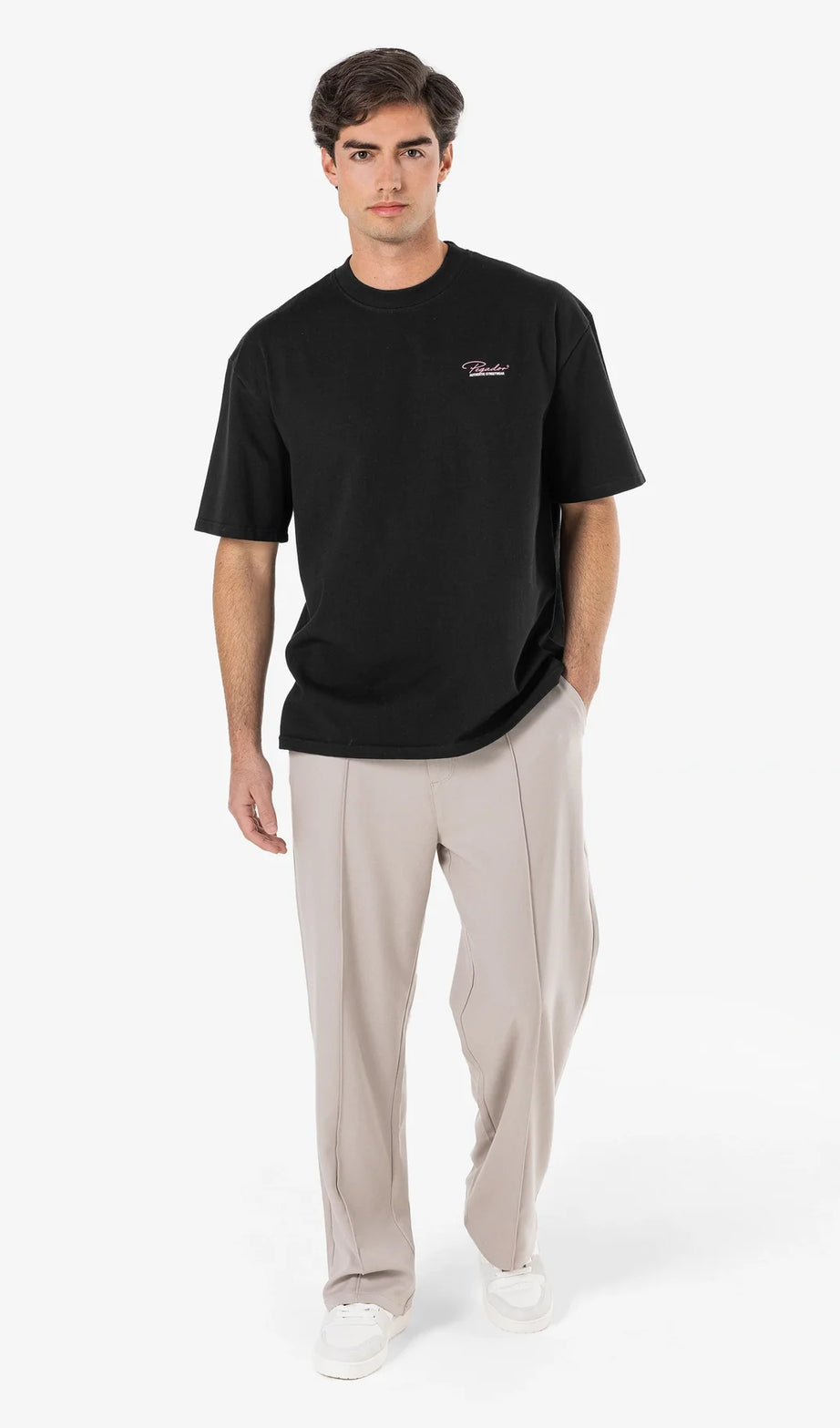 Carillo Oversized Tee Washed Black