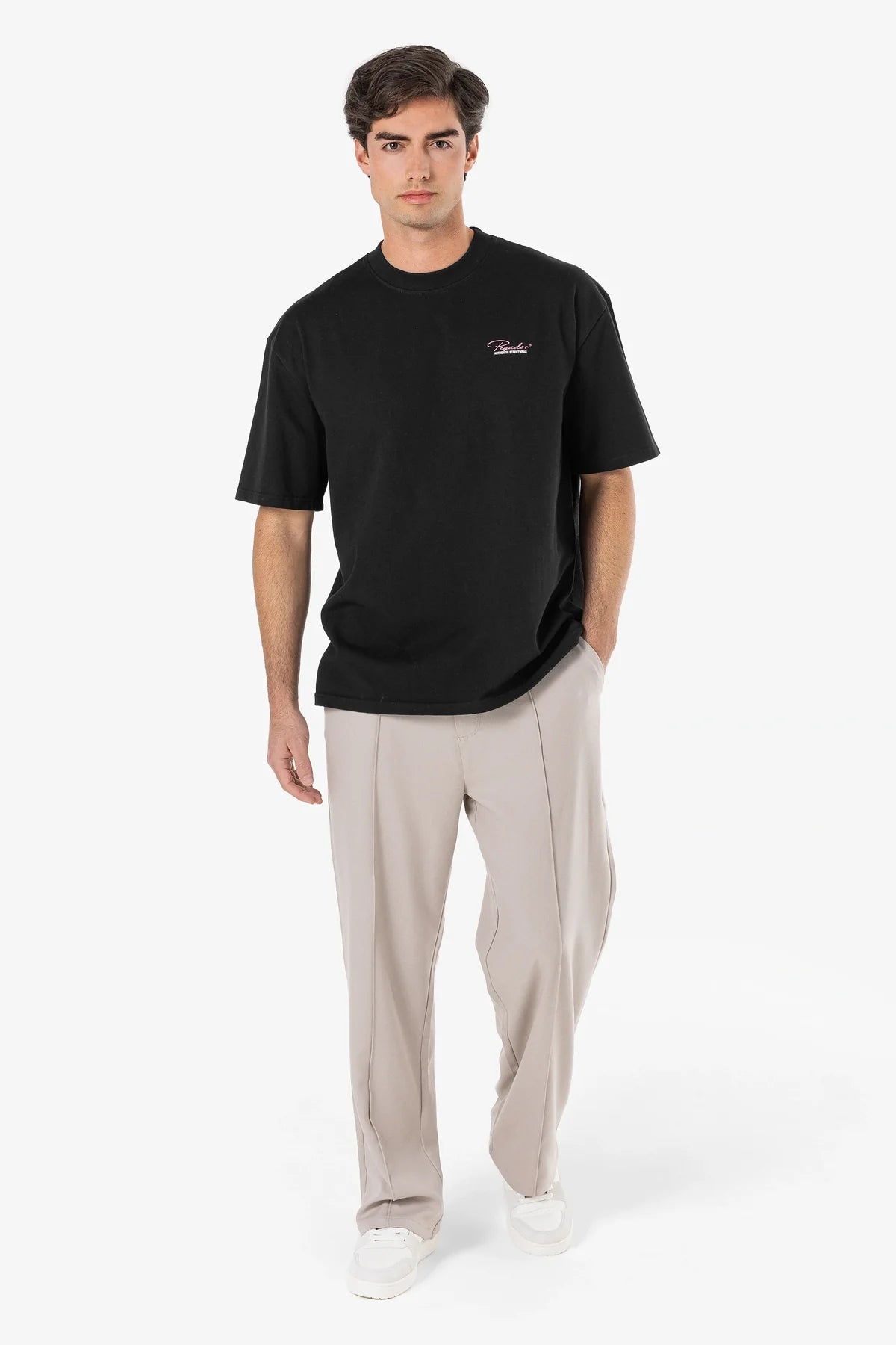 Carillo Oversized Tee Washed Black