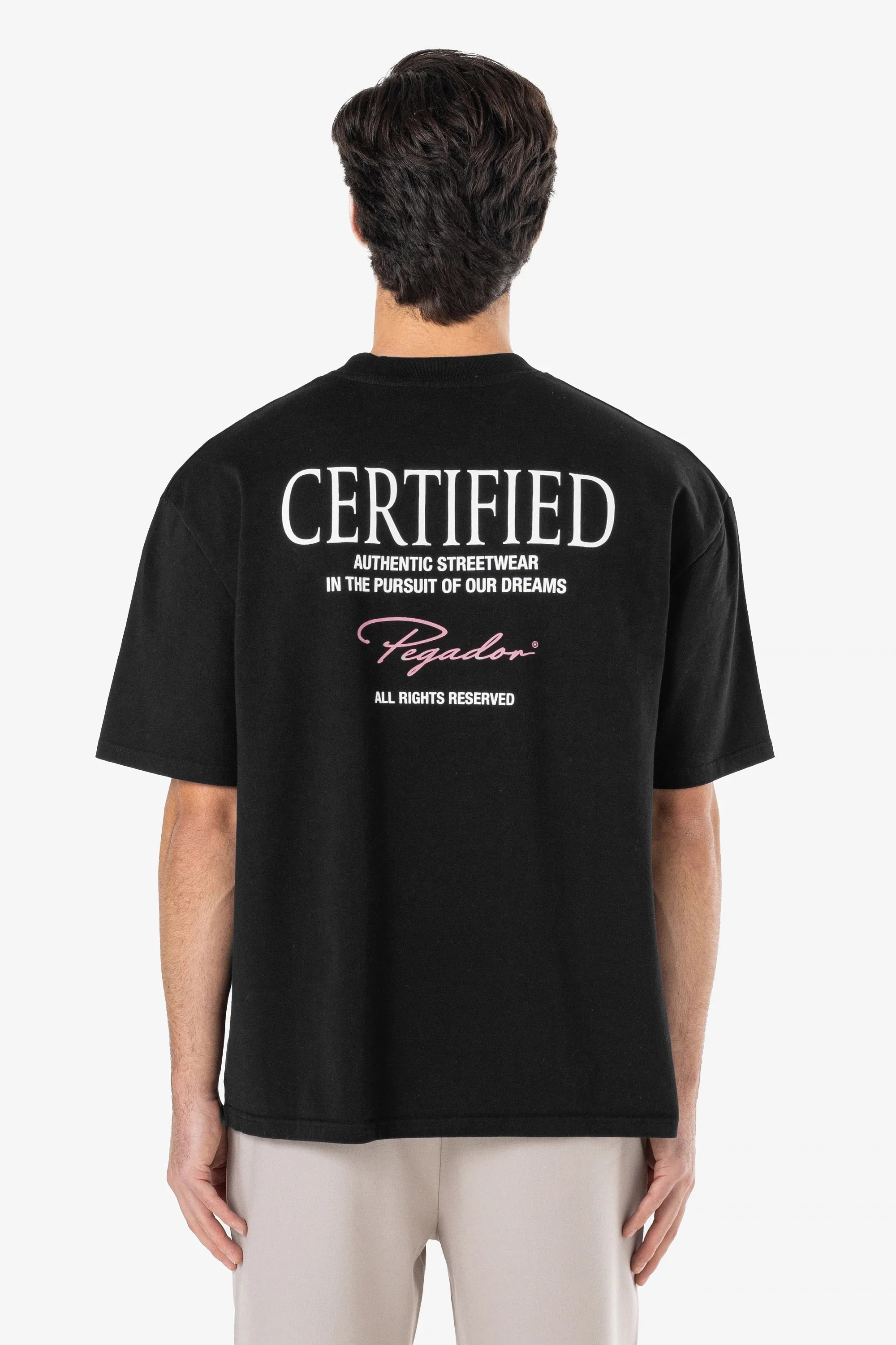 Carillo Oversized Tee Washed Black