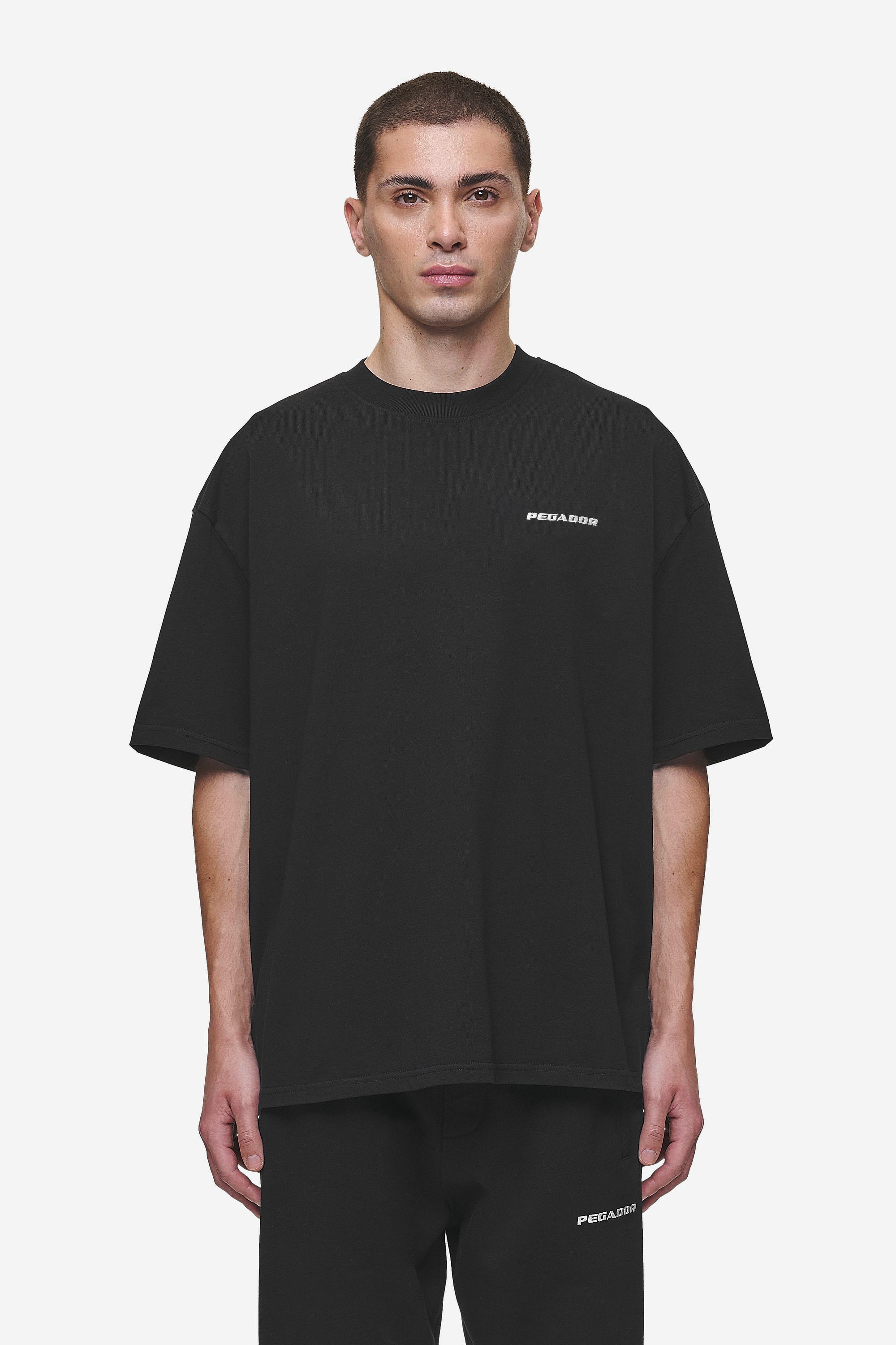 Logo Oversized Tee Black