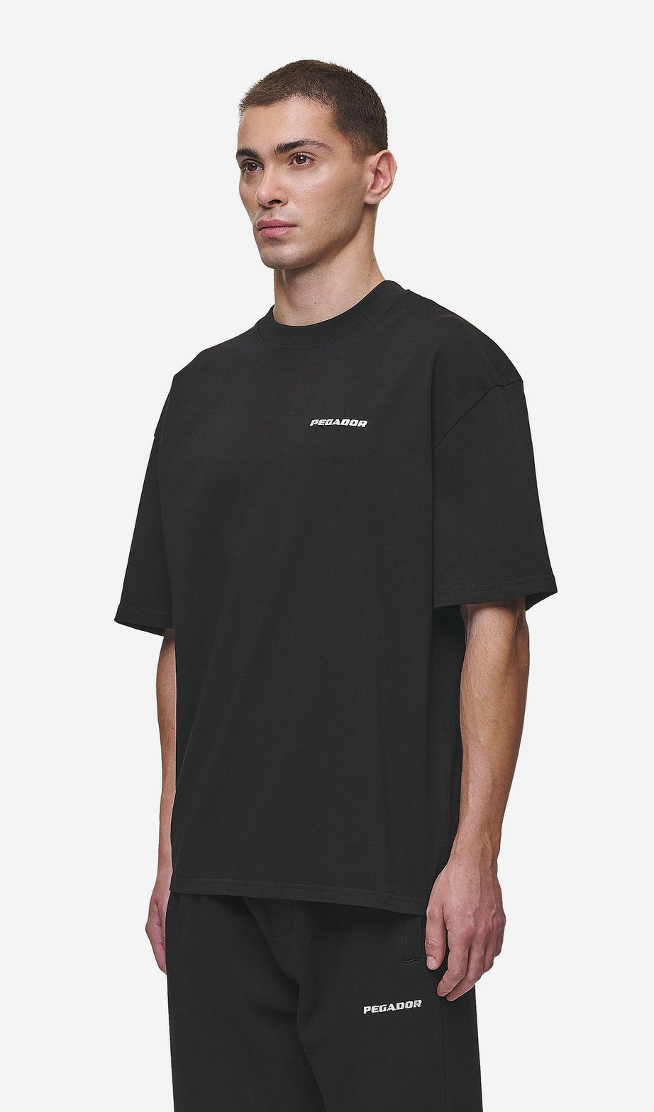 Logo Oversized Tee Washed Black