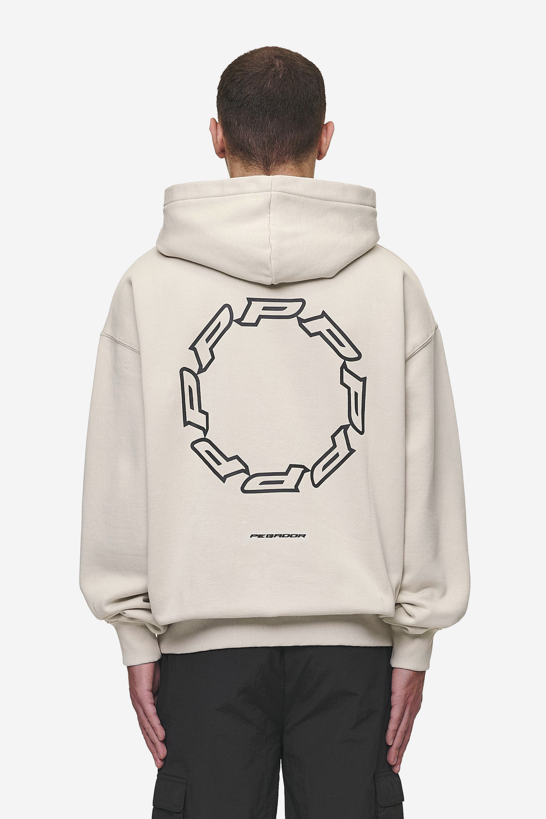 Hawkins Oversized Hoodie Washed Light Beige