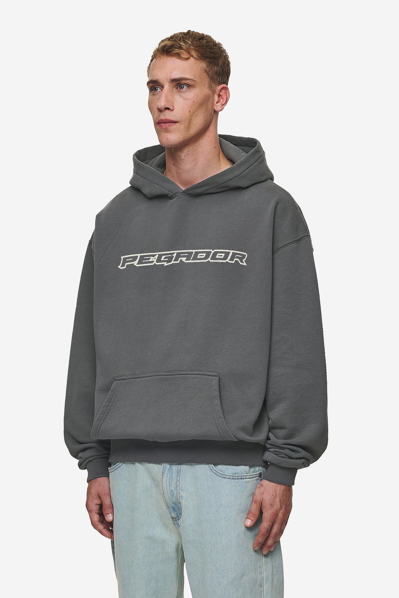 Alden Oversized Hoodie Washed Anthracite