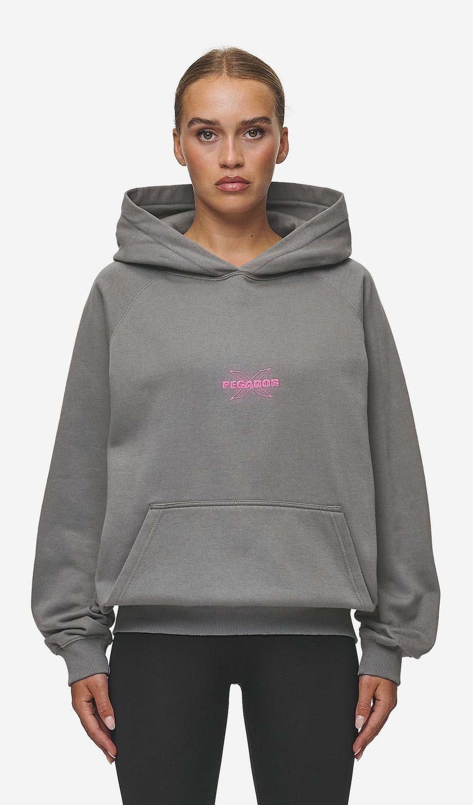 Belly Oversized Hoodie Washed Deep Grey