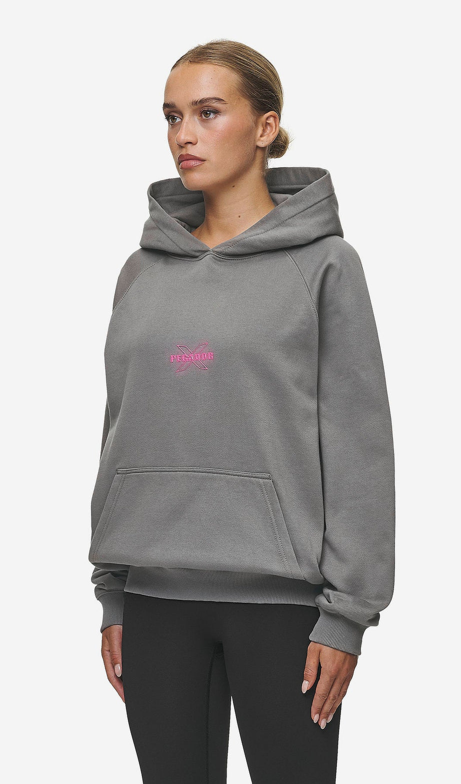 Belly Oversized Hoodie Washed Deep Grey