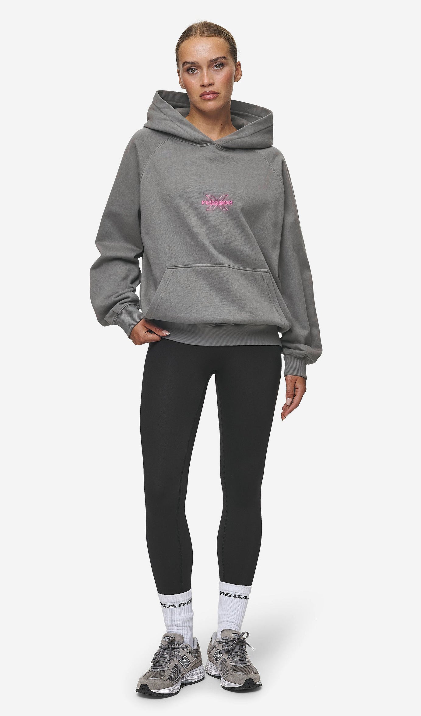 Belly Oversized Hoodie Washed Deep Grey