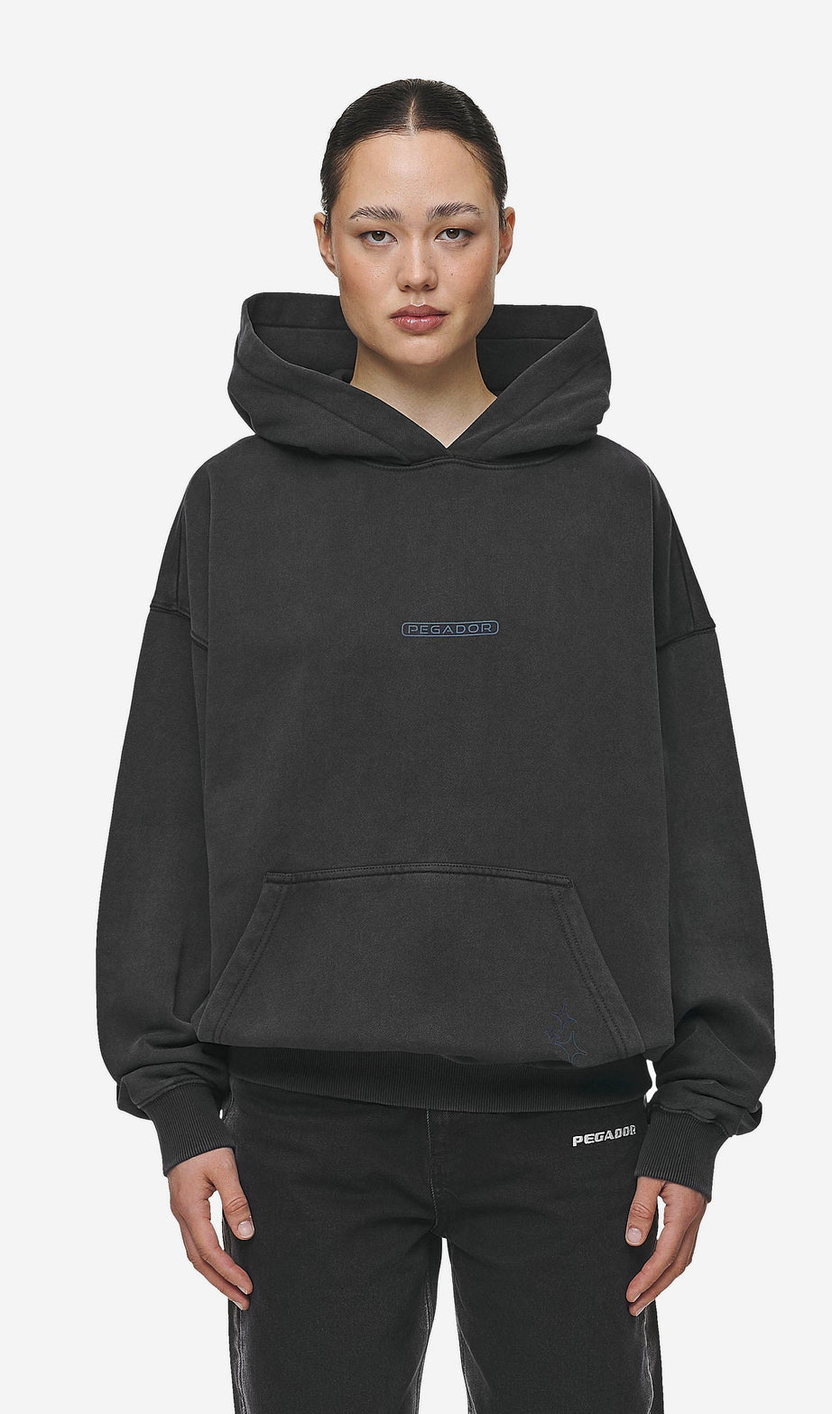 Thea Oversized Hoodie Vintage Black