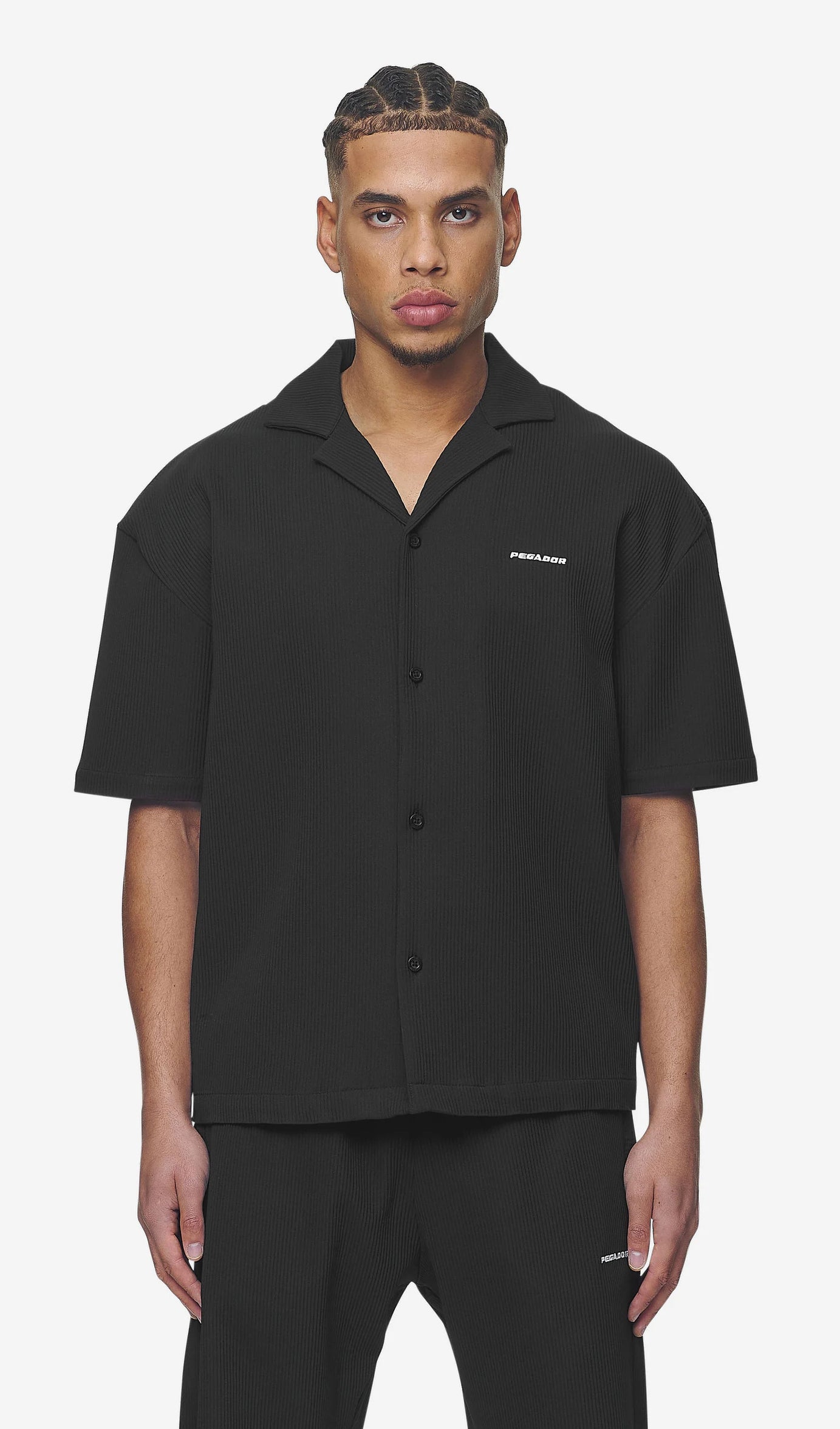 Troy Plissee Summer Shirt Black