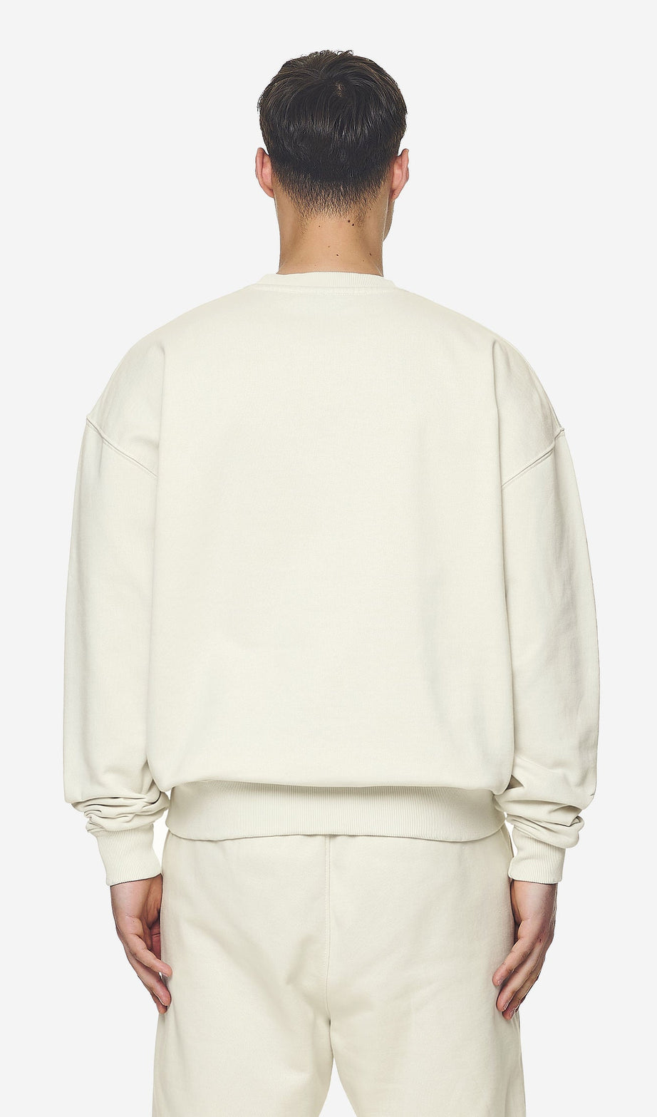 Logo Oversized Sweater light beige