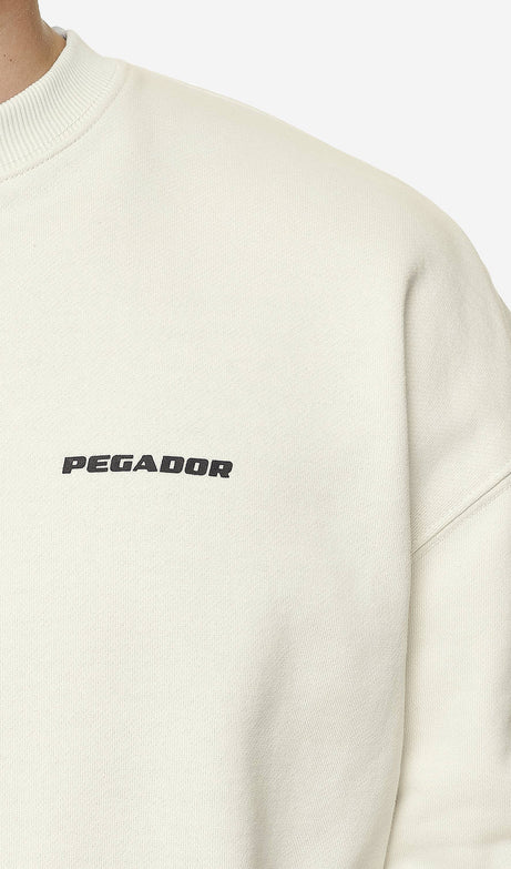 Logo Oversized Sweater light beige