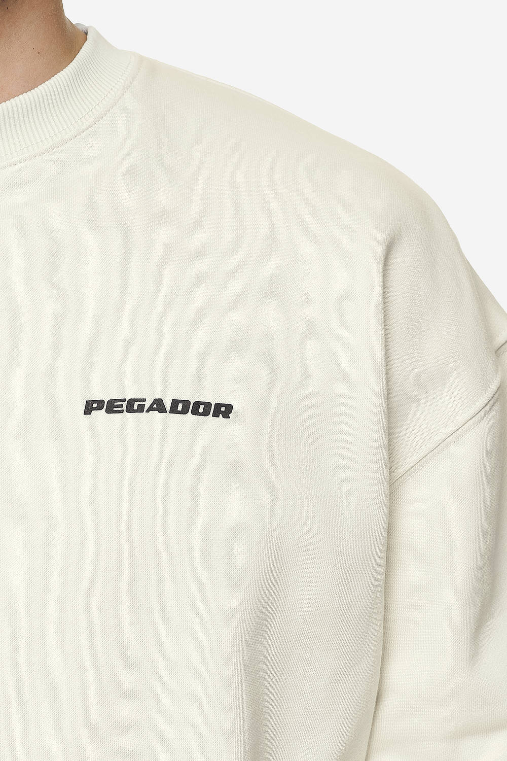 Logo Oversized Sweater light beige