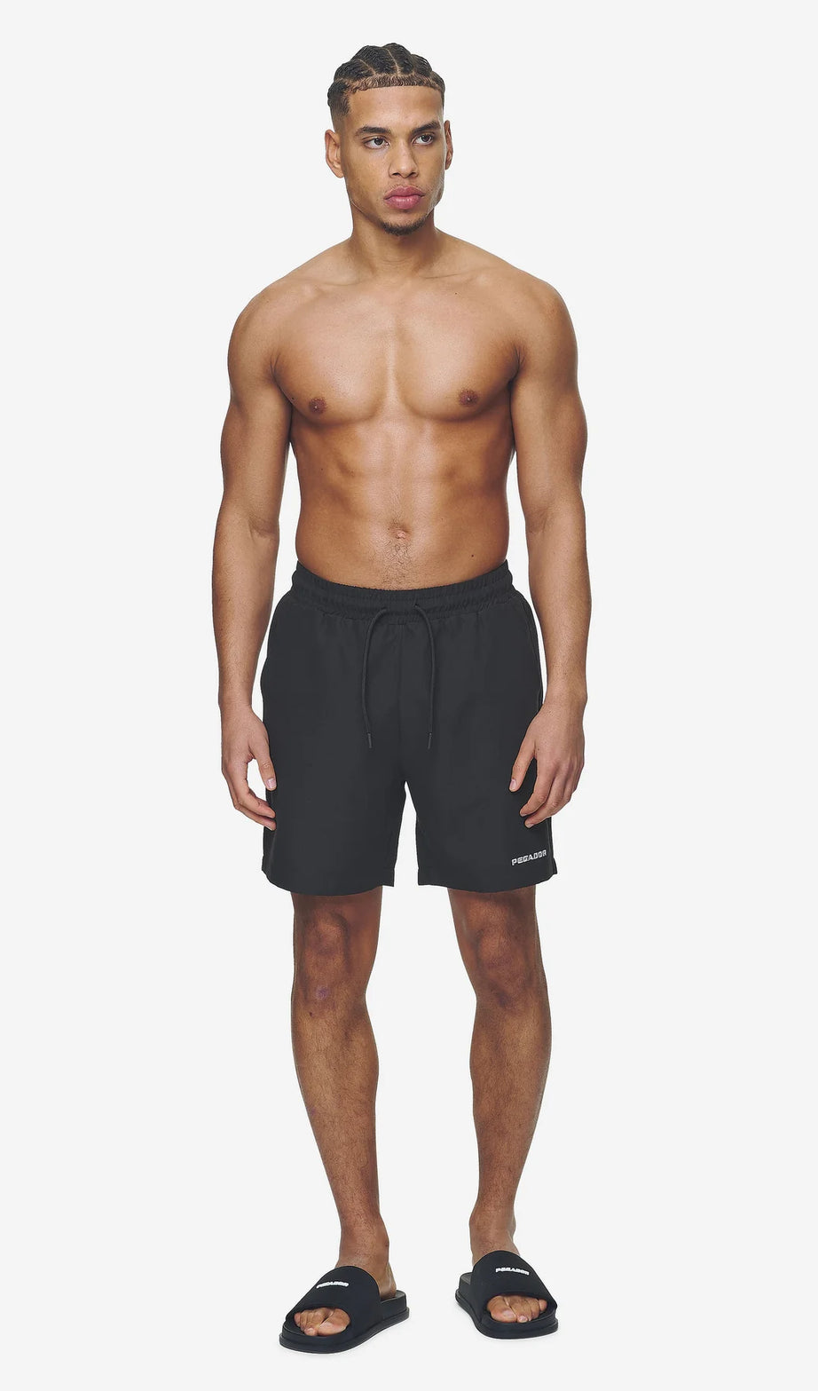 Logo Swim Shorts Black