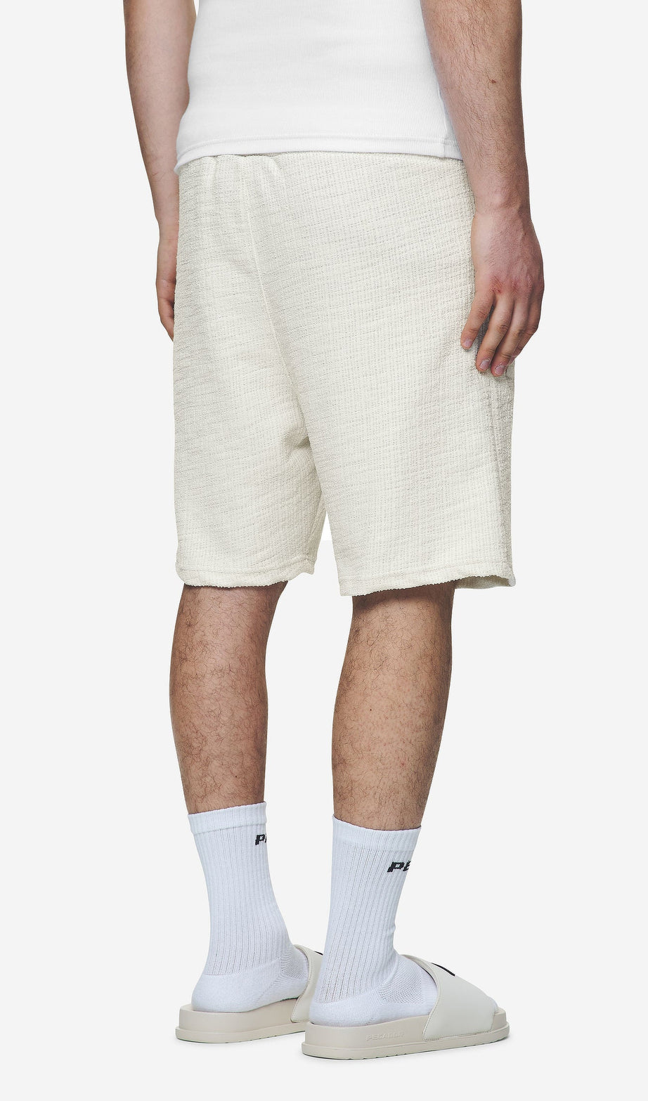LIBCO STRUCTURED KNIT SHORTS SALTY CREAM