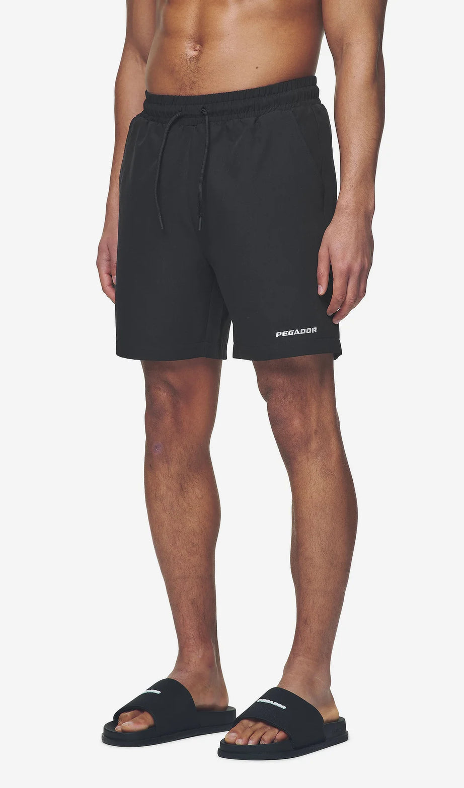 Logo Swim Shorts Black