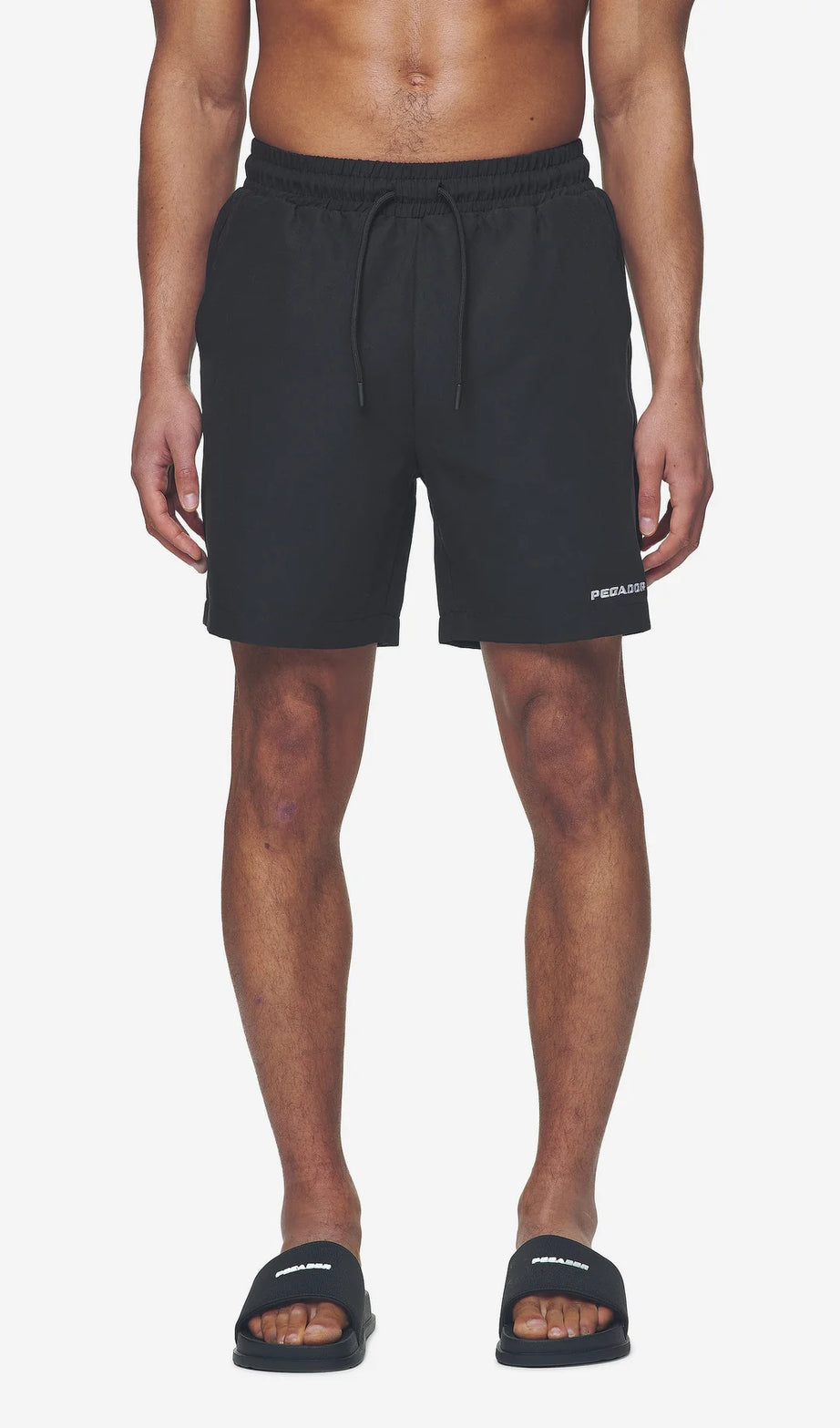 Logo Swim Shorts Black