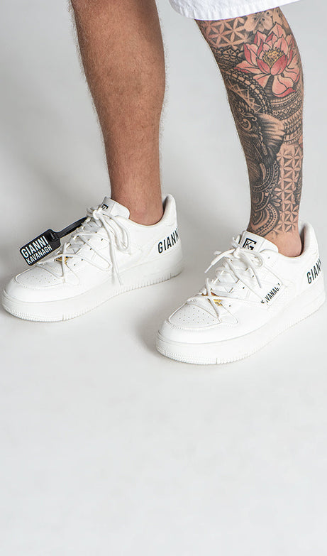 WHITE TOTAL WRAPPED SNEAKERS