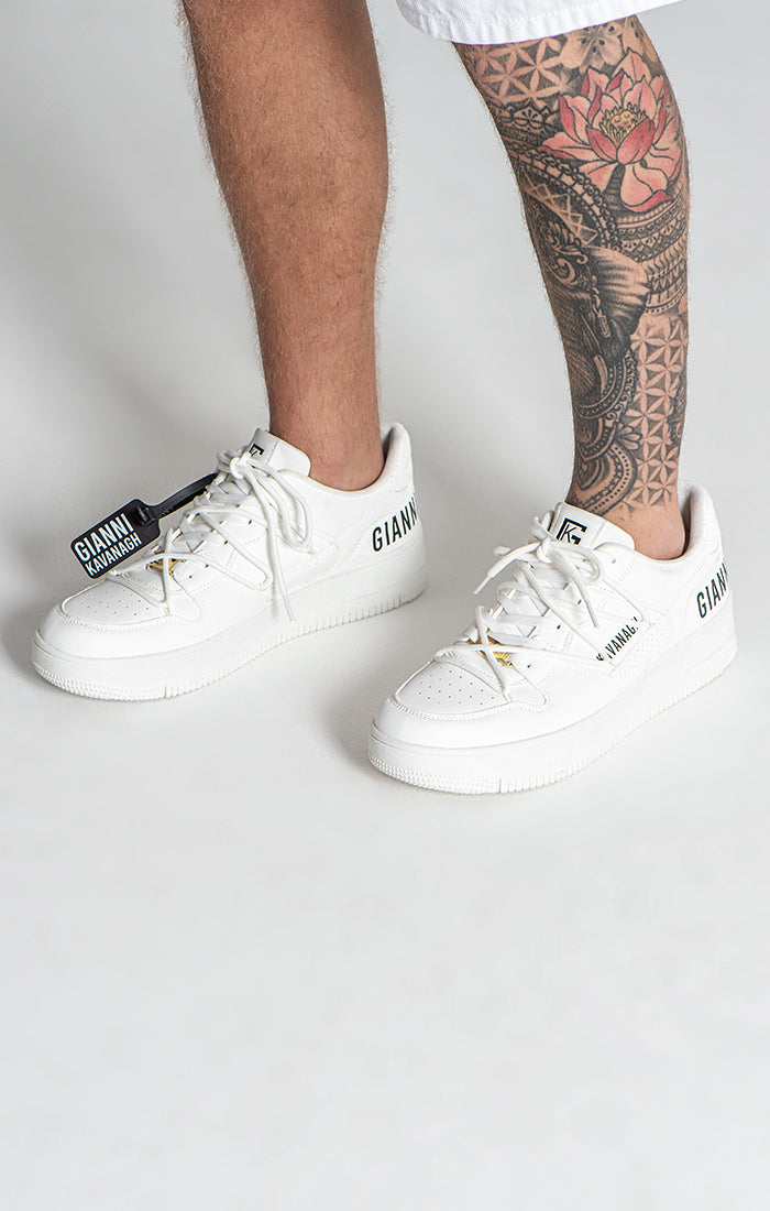 WHITE TOTAL WRAPPED SNEAKERS