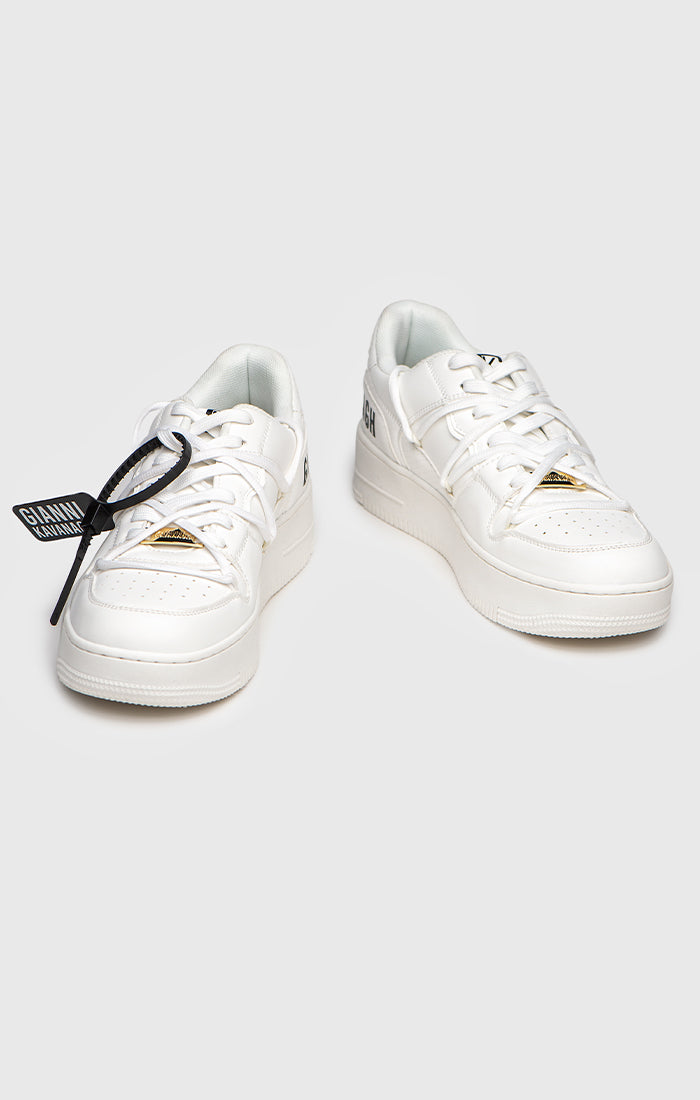 WHITE TOTAL WRAPPED SNEAKERS