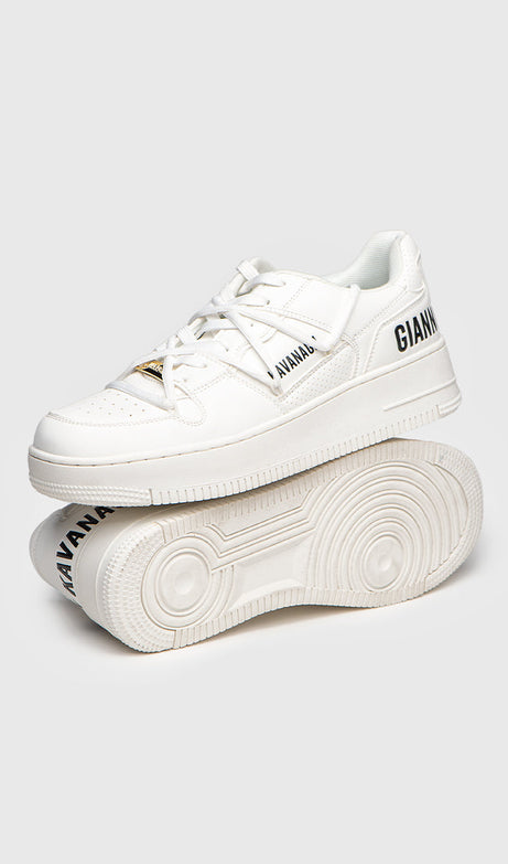 WHITE TOTAL WRAPPED SNEAKERS