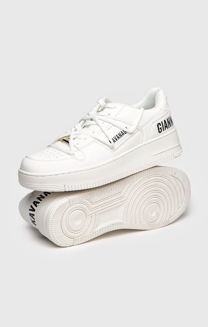 WHITE TOTAL WRAPPED SNEAKERS