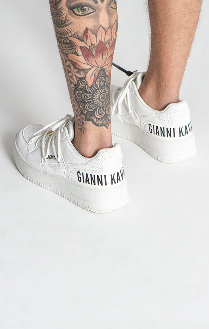 WHITE TOTAL WRAPPED SNEAKERS