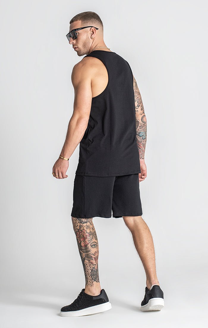 BLACK EASY TANK TOP - Drakkar shop