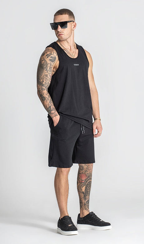 BLACK EASY TANK TOP - Drakkar shop