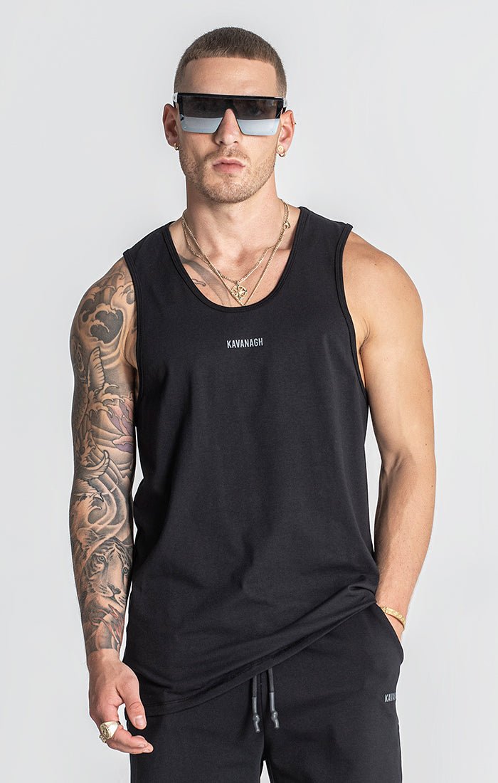 BLACK EASY TANK TOP - Drakkar shop