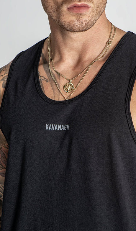 BLACK EASY TANK TOP - Drakkar shop