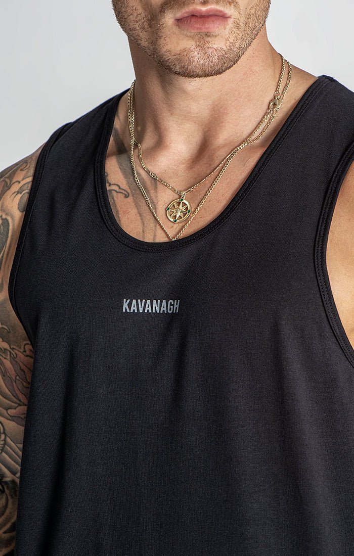 BLACK EASY TANK TOP - Drakkar shop