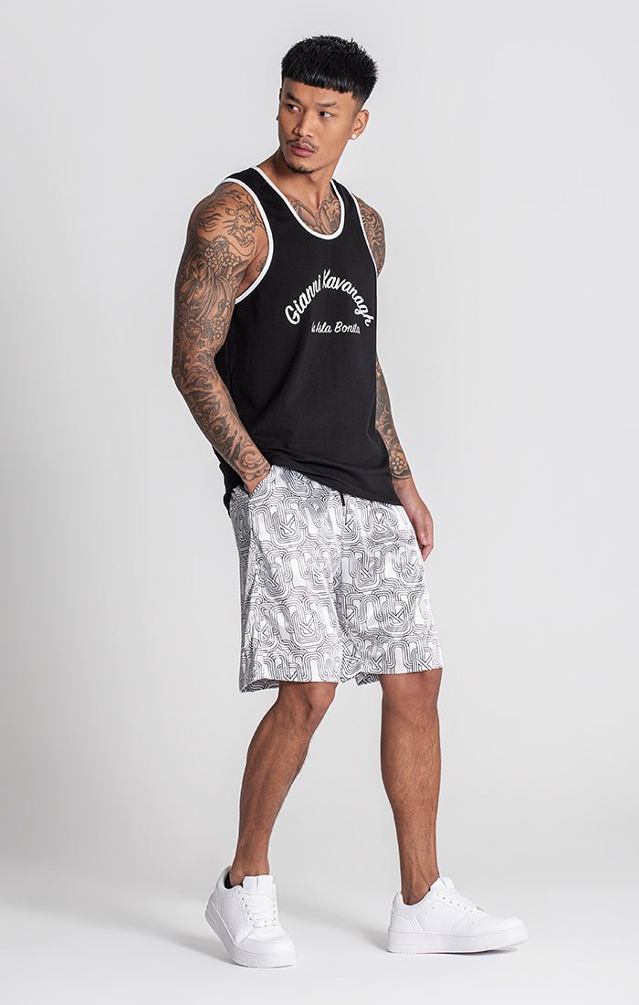 BLACK PARADISO TANK TOP - Drakkar shop