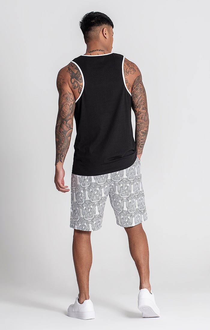 BLACK PARADISO TANK TOP - Drakkar shop