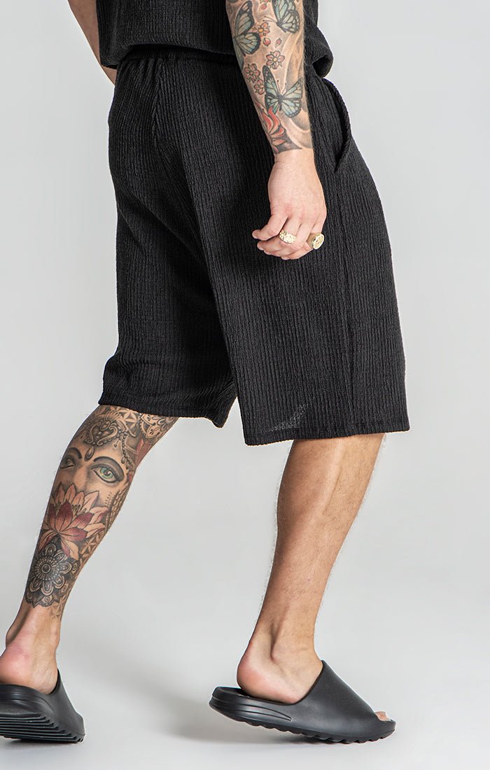 BLACK RESORT SHORTS - Drakkar shop