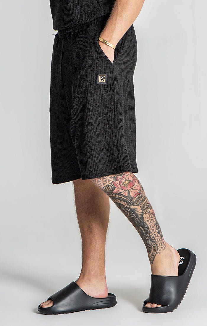 BLACK RESORT SHORTS - Drakkar shop